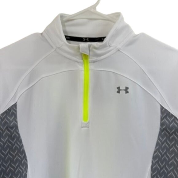 Under Armour Women’s White Long Sleeve 1/4 Zip, Medium - Picture 4 of 9